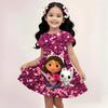 Impresión 3D Casa de Muñecas Gabby Vestidos Elegantes Ropa para Niñas Verano Vestido de Fiesta Vestido Nuevo 2025 Ropa Infantil Top