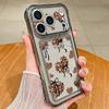 Card Slot Pocket TPU Case For iPhone 17 Pro Air 16e 16 15 14 13 Pro Max 12 11 Leopard Print Love Heart Pattern Soft Phone Cover