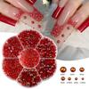 Elegant and Modern Resin Half Beads Nail Art Craft Personalized Nails DIY Decoration for Special Occasions