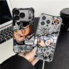 One Pieces Luffys Zoro Plating Phone Case For iPhone 17 17e 16e 16 15 14 13 12 11 Pro Max XSMax Mini Air Plus Anti-Fall Airabag