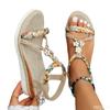 Beach Vacation Women's Sandals 2025 Summer Fashion New Sandals Classic Wedge Thick Bottom Comfortable Open Toe Hollow High Heels