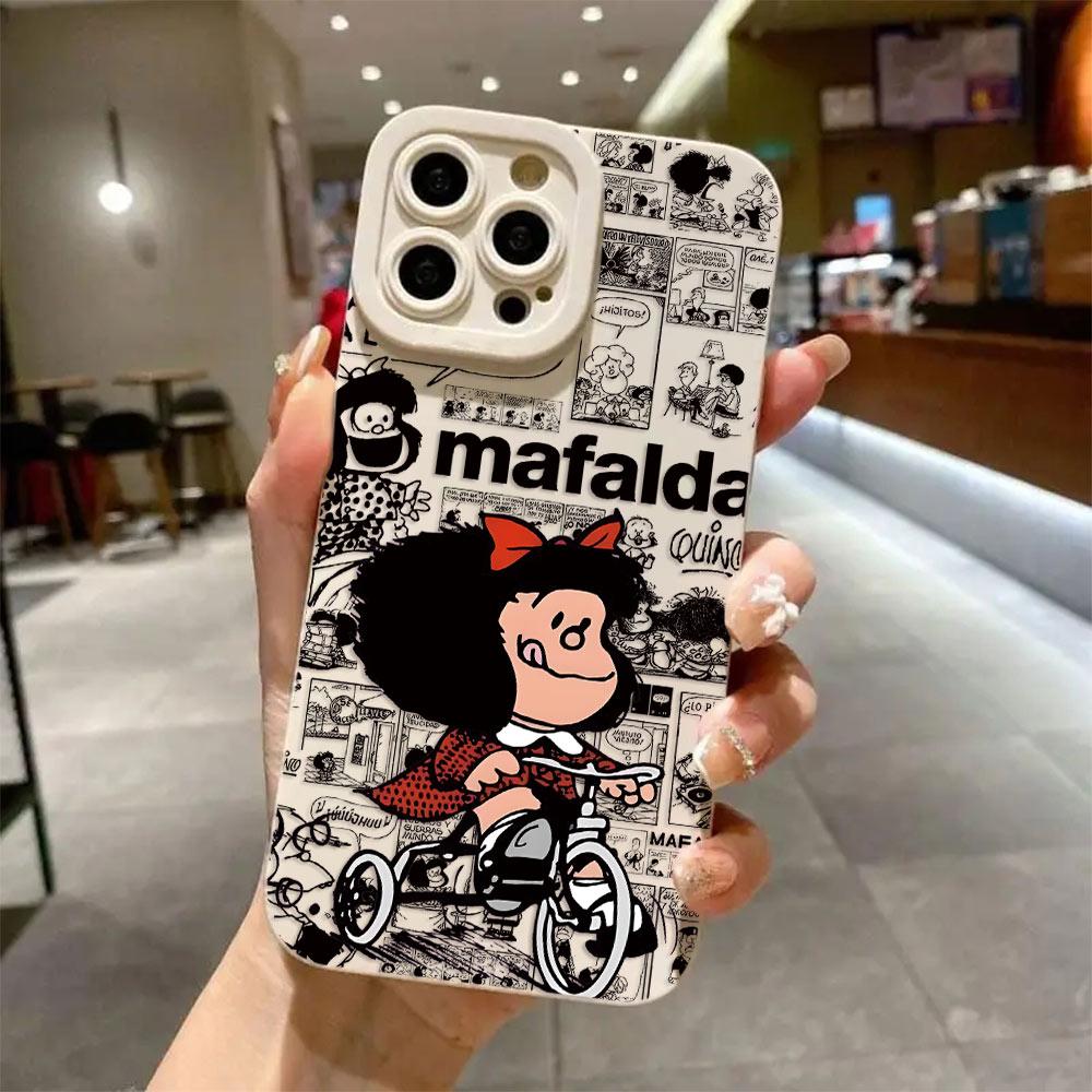 

Cute Hot Anime M-Mafaldas Girl Phone Case for Xiaomi Mi 15 14T 12T 11T 11 10T Poco X5 F5 X4 M4 F4 X3 M3 Pro Lite Ultra 4G 5G Xiaomi 14T 5G
