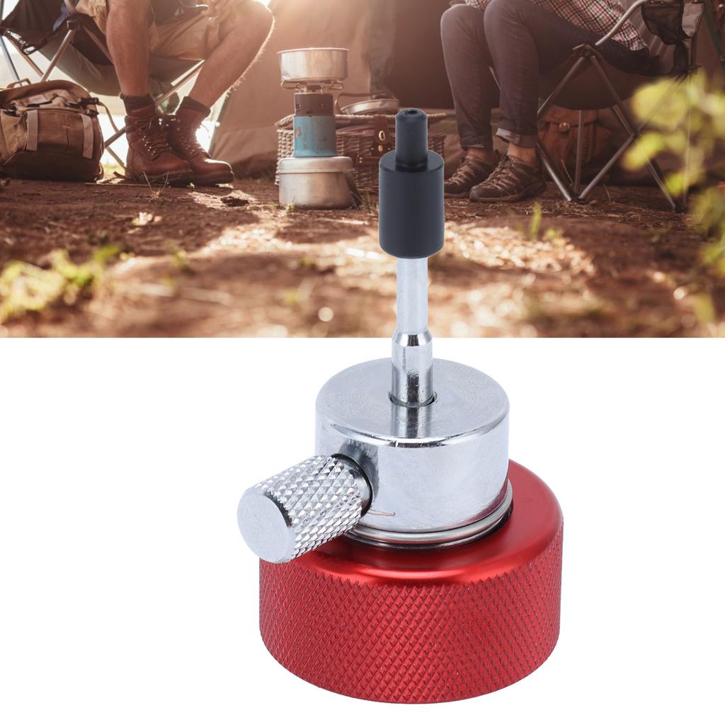 Propane Filling Adapter Aluminum Alloy Thread Gas Charging Connector with Silicone Oil Port