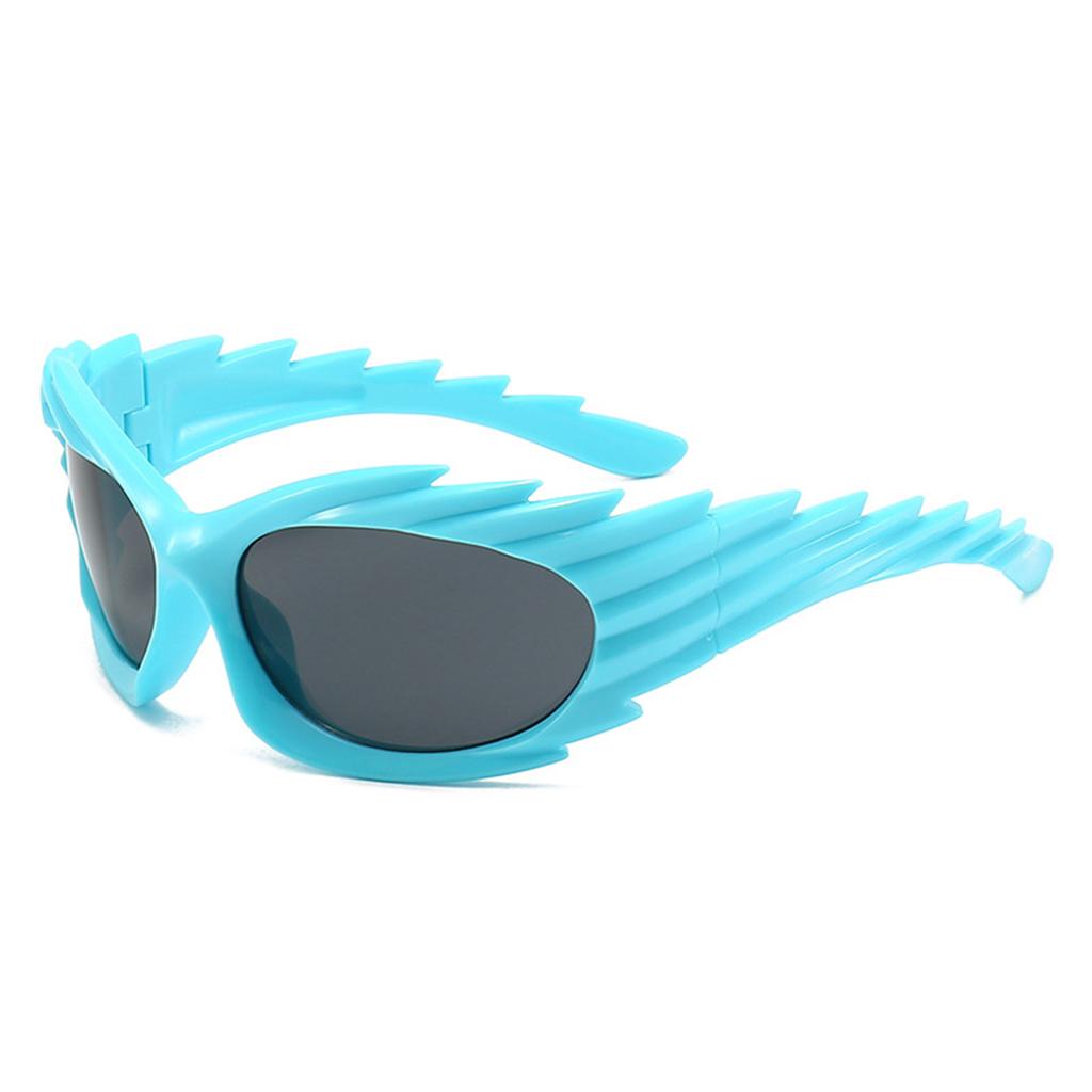 Wing Riding Sunglasses Concave Shape Ins Fashion Sunglasses Female Barbed Hedgehog Sunglasses
