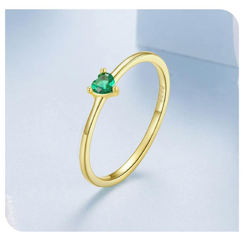 Simple, Exquisite And Small Love Ring Can Be Stacked, Fashionable And Popular S925 Sterling Silver Ring Ring.