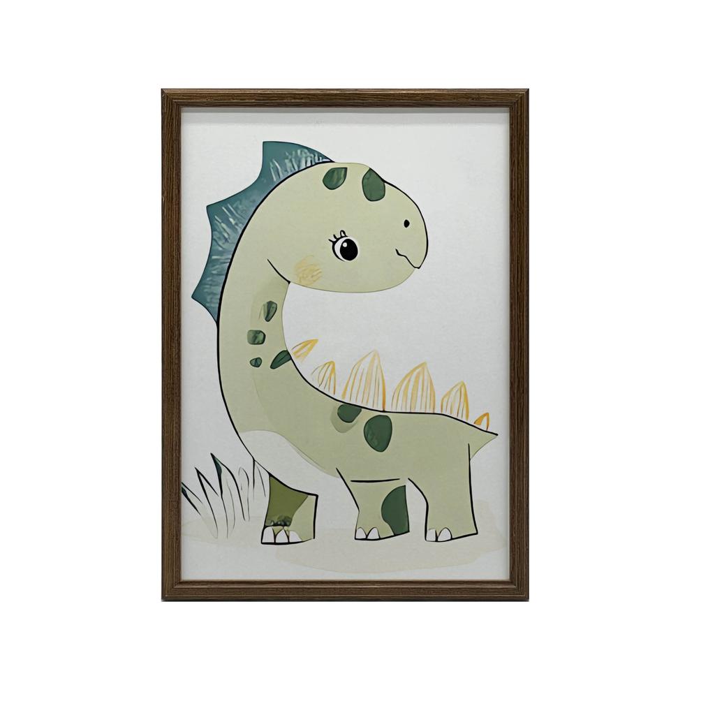 Plakat Uśmiechnięty Dinozaur Plakat Uśmiechnięty Dinozaur, 70X100 Cm, Bez Ramy, Papier Matowy 230 Gsm