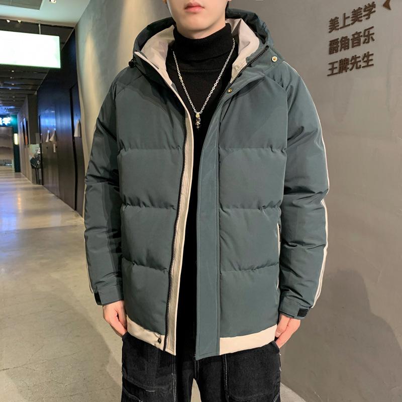 

Осенне-зимнее пальто, ветрозащитная и теплая свободная куртка XXXXXL зелёный