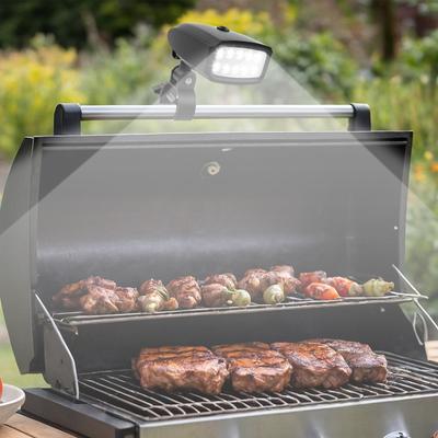 Outdoor BBQ Grill Light 360° Rotating Portable LED BBQ Lamp with 10 Lamp Beads Heat Resistant Grilling Tools Kitchen Accessories