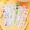 1 Piece Animals Kawaii Stationery Bend Straightedge Cartoon Drawing Office School Straight Plastic Ruler