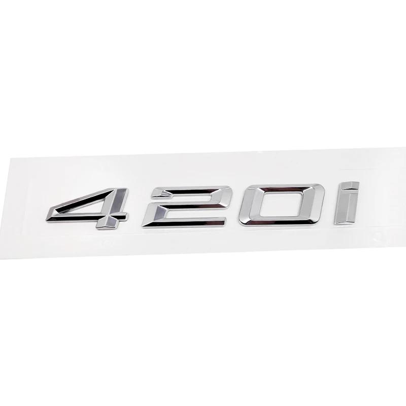 ABS Samochód Tylny Bagażnik Litery Logo Odznaka Emblemat Naklejka Dla BMW Seria 4 420i 425i 428i 430i 435i 440i 450i F30 F32 F33 F36 G26 G22