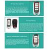 Set of 4 Wireless Remote Controls Plastic Wireless Remote Controllers Remote Control Openers Upgrades for Garage Door