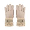 Women's Winter Touchscreen Suede Gloves - Velvet Thickened, Windproof, and Warm for Cycling and Outdoor Protection.
