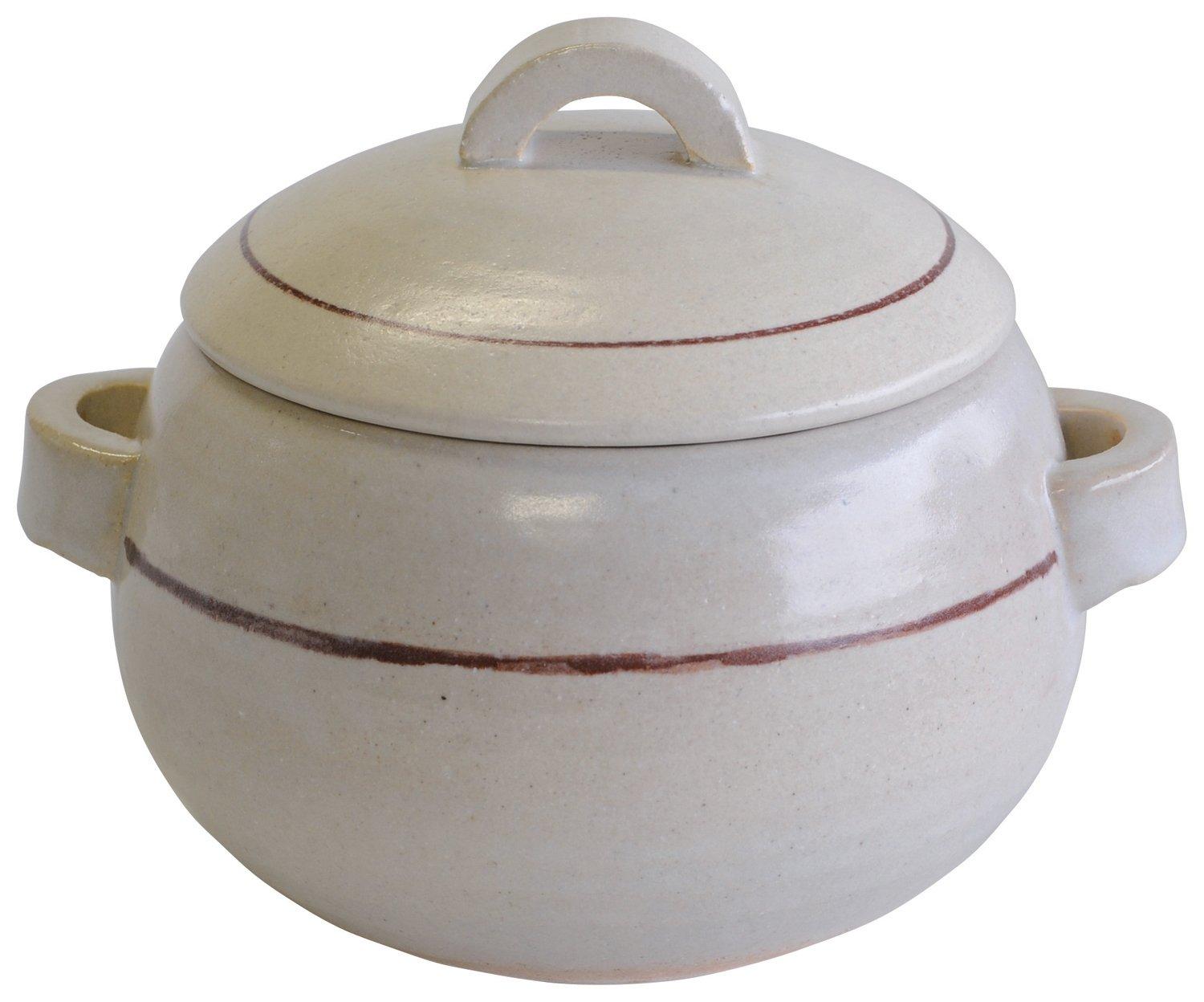 

Banko Ware Rice Cooker, 3-cup Capacity, Line White, M4779