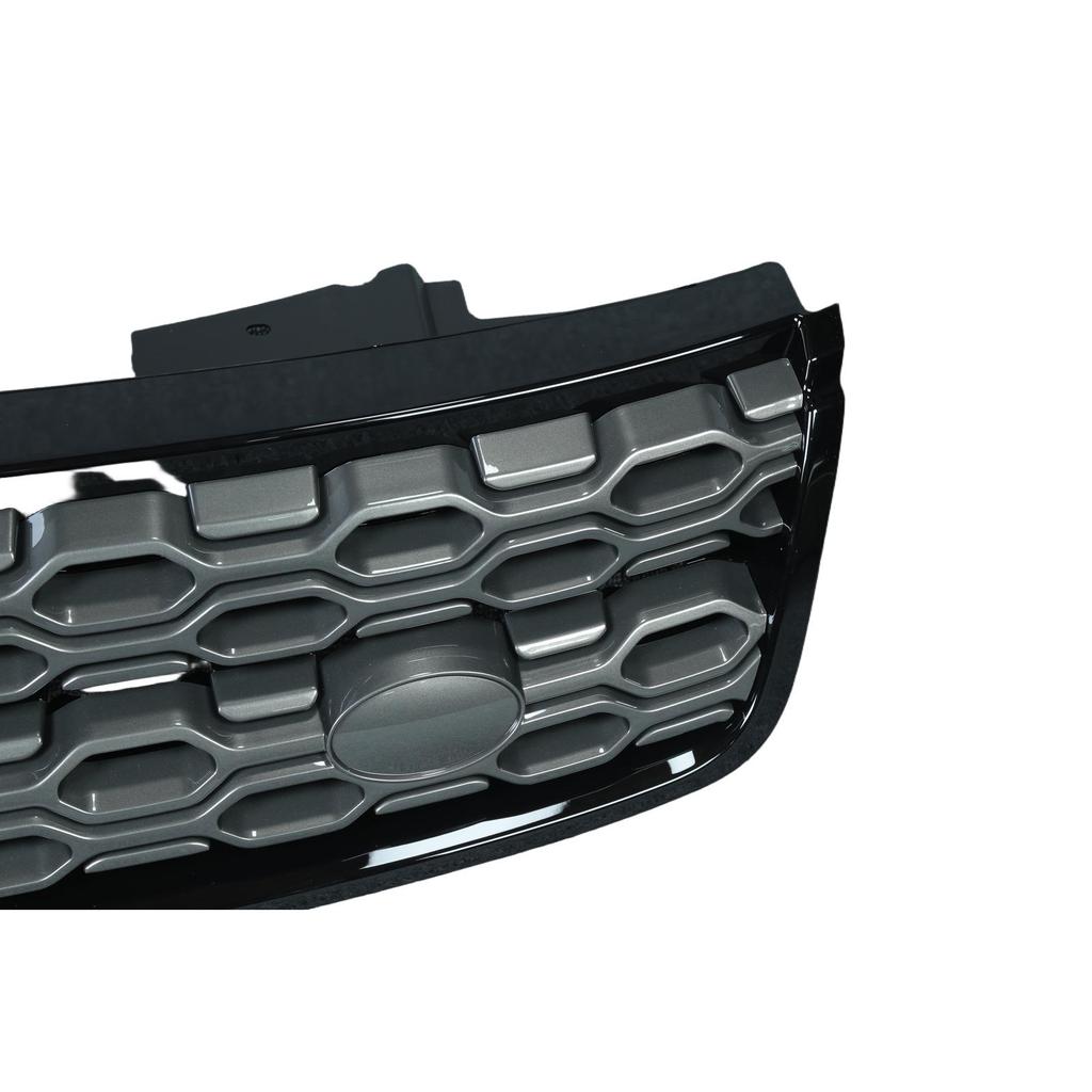 Passt für Land Rover Discovery Sport (L550): Schwarzer Rahmen, Grauer Netz-Kühlergrill