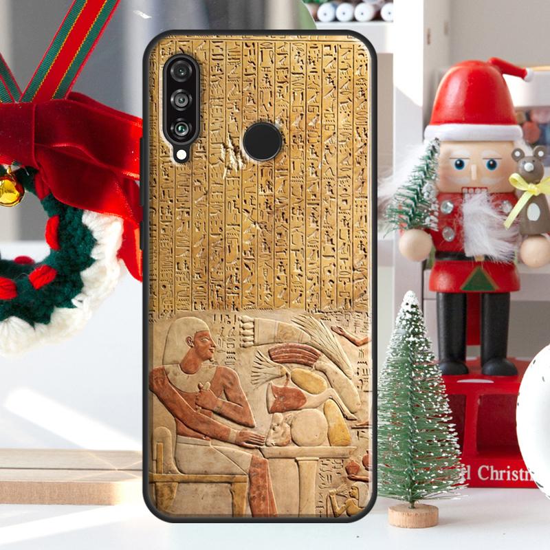 Ägypten Pharao Wandmalerei Für Huawei Nova Y73 Y60 Y70 Y90 Y72 Y61 Y91 7i 8i 11i 12i 12s 9 10 SE P20 P30 P40 Lite Hülle