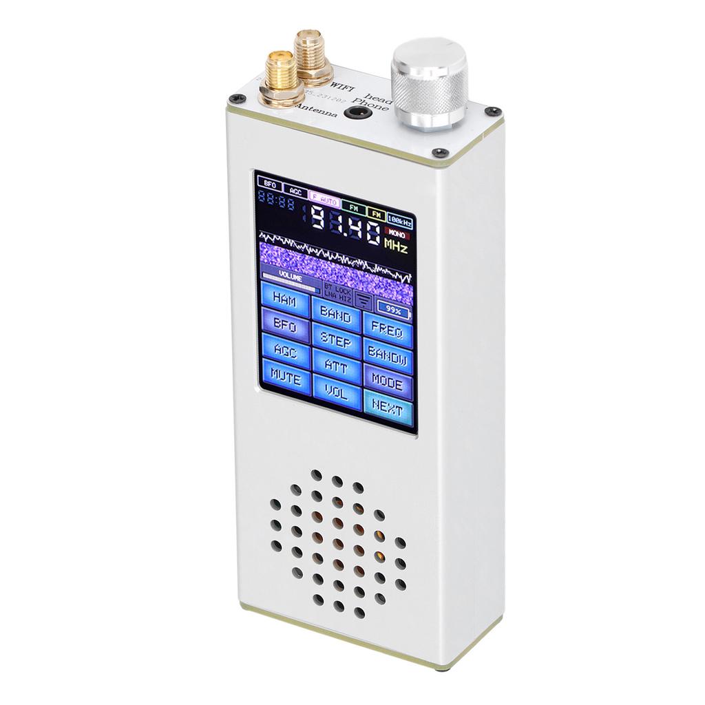 Full Band Receiver 2.4 Inch Touch Screen Pocket FM RDS AM LW MW SW SSB DSP Radio Receiver