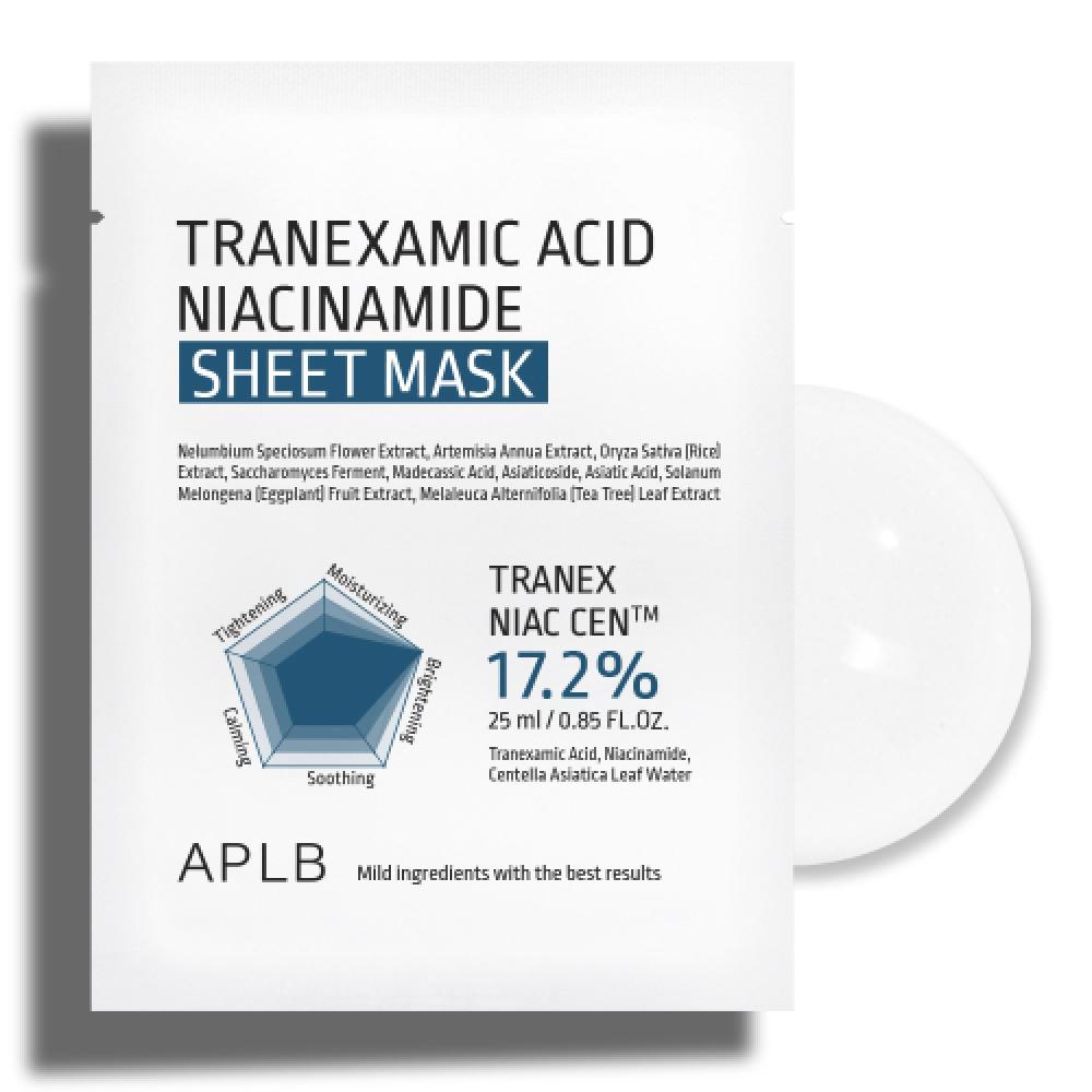 Aplb Tranexamic Acid Niacinamide Sheet Mask 10 Pack NONE