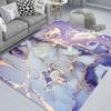 Nordic Colored Marble Carpet for Home Living Room Decorative Floor Mats Porch Door Mat Anti-slip Print Mats Bedroom Non-slip Mat