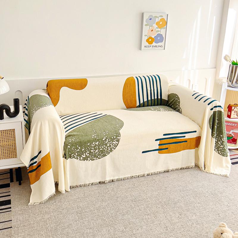 Thick Sofa Protector for Living Room Corner Sofa Sectional Sofa Soft Pet Friendly Multifunction Sofa Towel Easy-care Sofa Cover