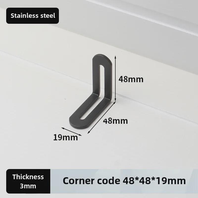 Регулируемый угловой соединитель L-образной формы из нержавеющей стали