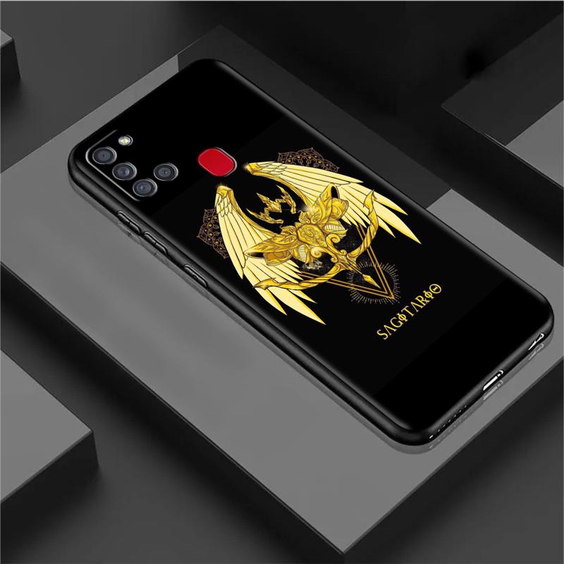 Anime Saint Seiya Logo Case For Samsung Galaxy A54 A52 A14 5G A53 A12 A13 A71 A23 A34 A33 A21s Phone Cover