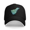 Tenerife Map Baseball Cap  Streetwear Couple Women Hip Hop Hats Sun Visor Custom DIY Outdoor Sport Snapback Cap Gift