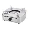 ENN LLC Solid Fuel Stove for Tabletop Emergency Easy High Easy Storage One-Person Cooking, Use, Replacement, Heat, Controllable, (Moonlight Silver)