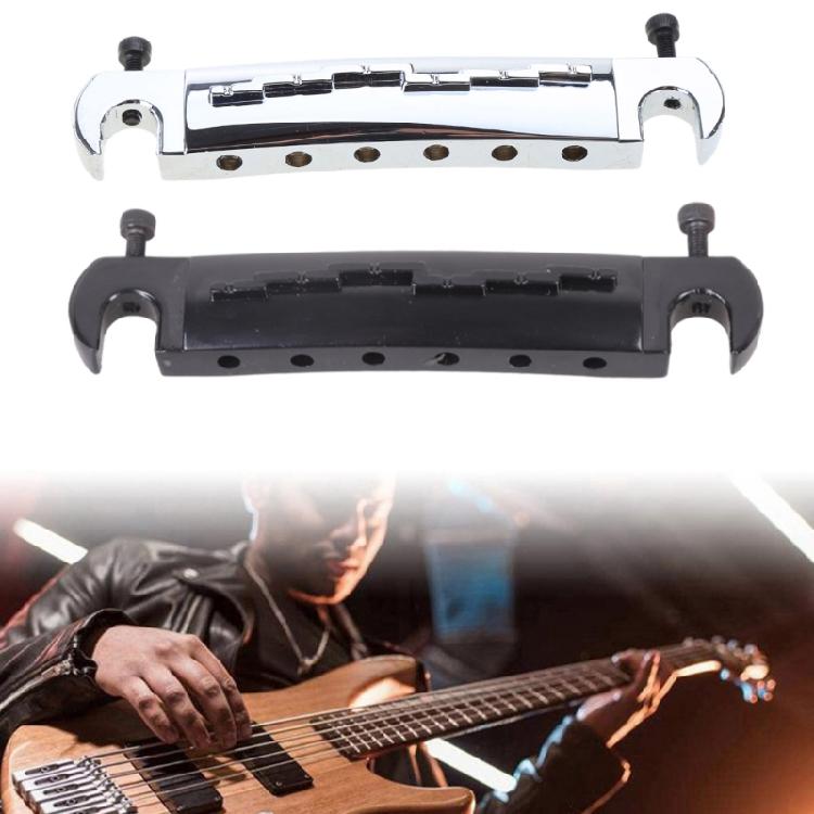 Gitarrenbrücke Elektrische Gitarrenbrücke Wraparound-Brücke Saitenhalter Verstellbar