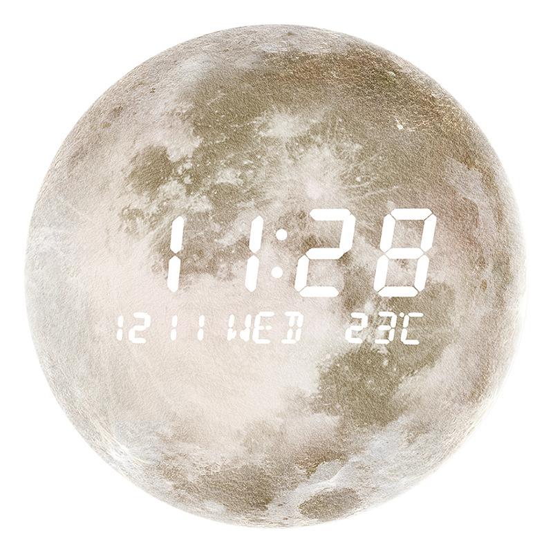 LED Wall Clock Creative Clock Living Room Home Bedroom Silent Clock Nordic Style Fashion Wall Clock
