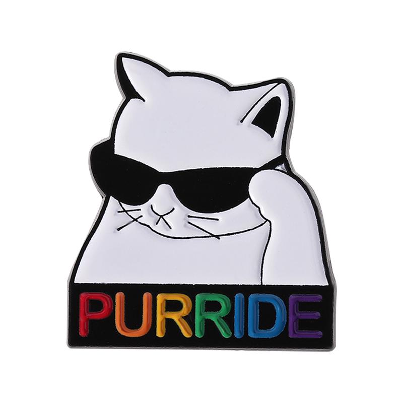 LGBTQ Rainbow Enamel Pin You’re Safe With Me Pride Metal Brooches Lapel Badges Jewelry Gift for Gay Homosex Lesbian Friends