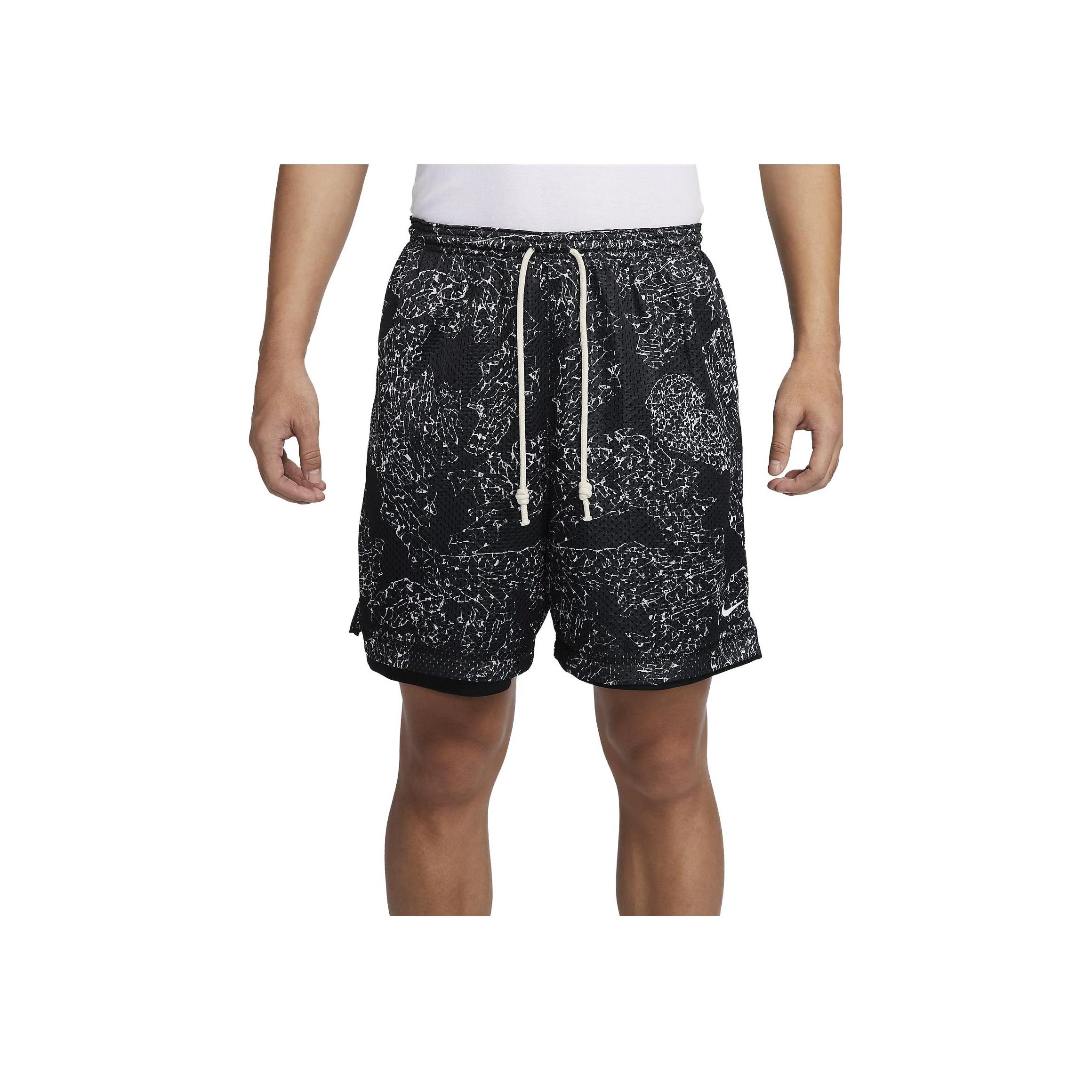 

Баскетбольные шорты Nike Dri-FIT Standard Issue с узором, быстросохнущие, дышащие, двусторонние, мужские, черные FB6916-010 L