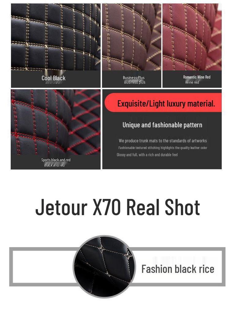 2025 Jetour X70PLUS Trunk Mat for Seven or Five-Seater Models