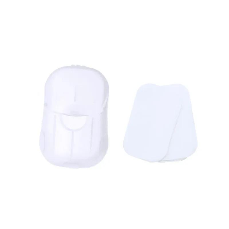 1/6Pcs Portable Soap Paper Disposable Travel Case Mini Cleaning Soaps for Washing Cleaning Hand for Outdoor Camping Hiking