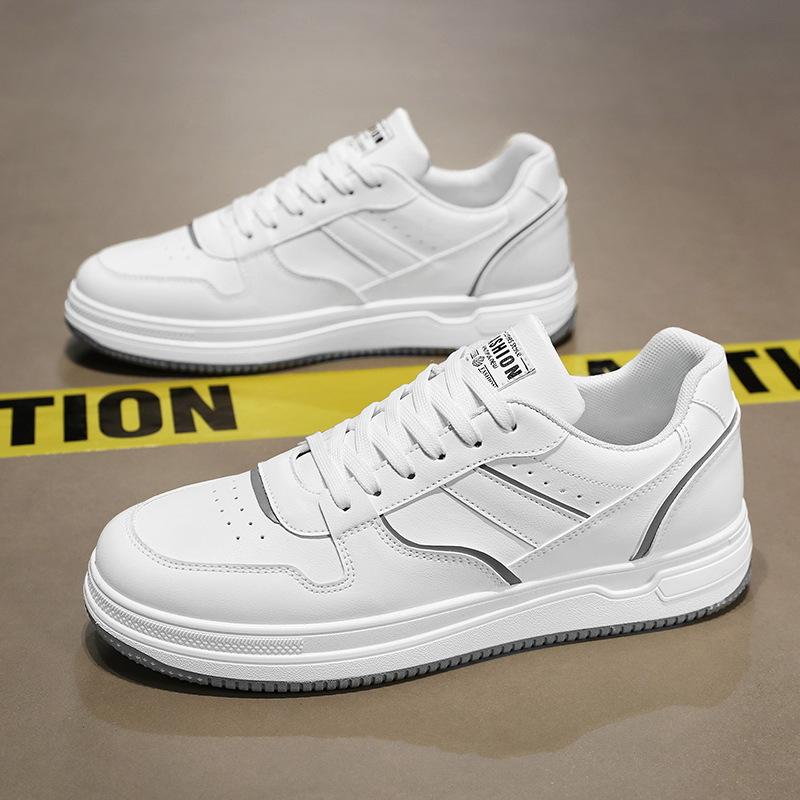 Men'S Shoes Breathable Little White Shoes Men'S Trendy Platform Sports Shoes Casual Board Shoes