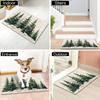 Christmas Tree Decorative Carpet Bathroom Non-Slip Absorbency Foot Mat Bedroom Soft And Comfortable Mat Home Decoration
