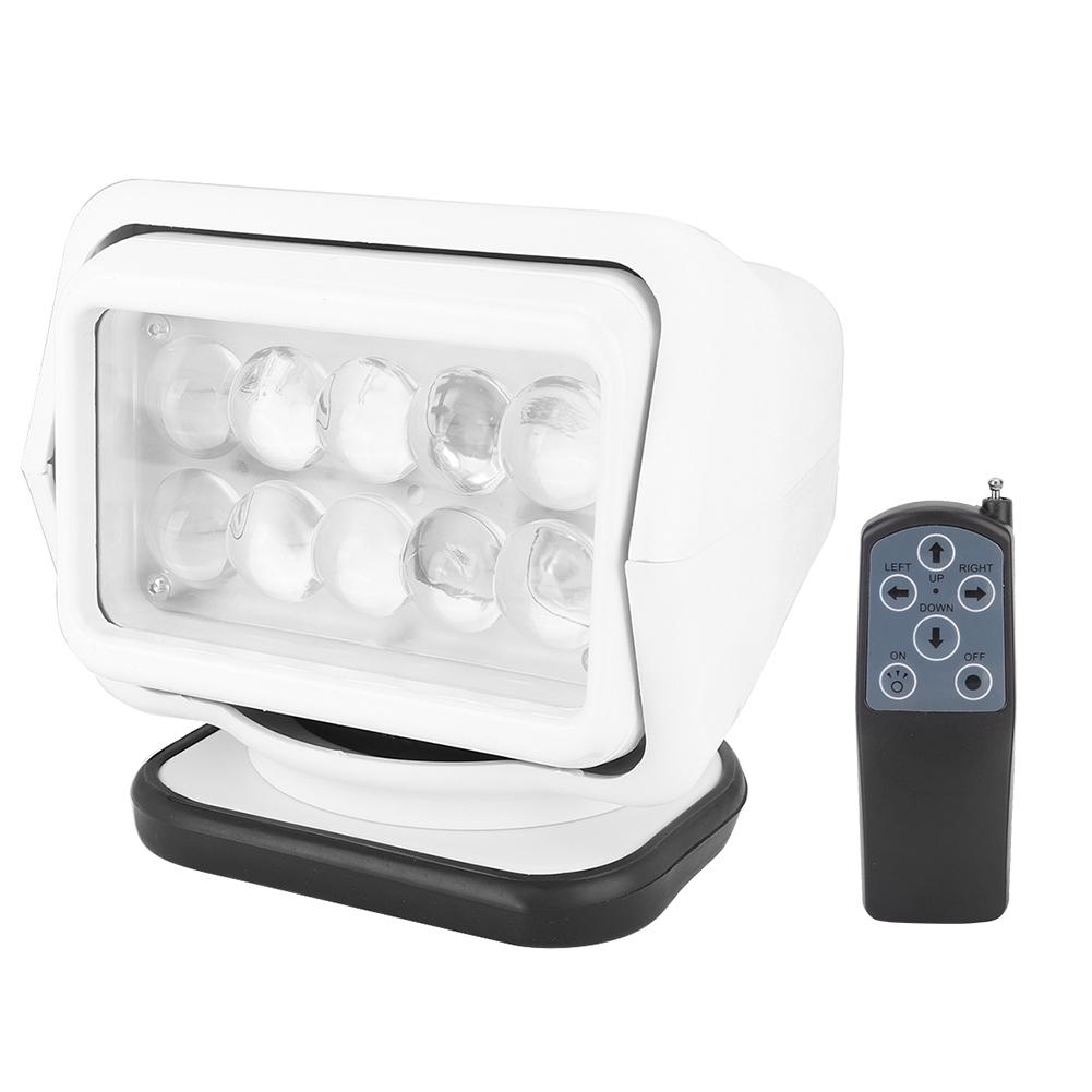 

50 Вт светодиодный белый прожектор с дистанционным управлением для лодки и автомобиля, рабочий прожектор с магнитным основанием, наружное освещение