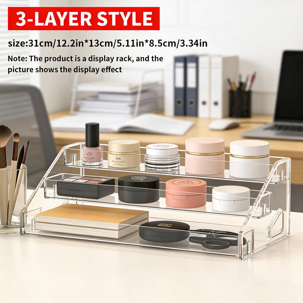 

Space Saving Desk Organizer Storage Shelf for Office Stationery & Home Essentials