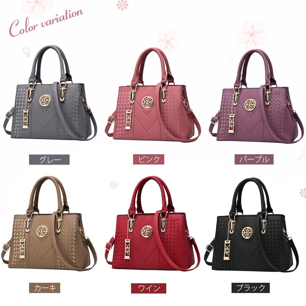 Shoulder Bag with Waterproof PU Perfect for Job and and Perfect As a NICOLE&DORIS Women's 2-Way Compartments, Dual-Layer Design, Leather, Commuting,
