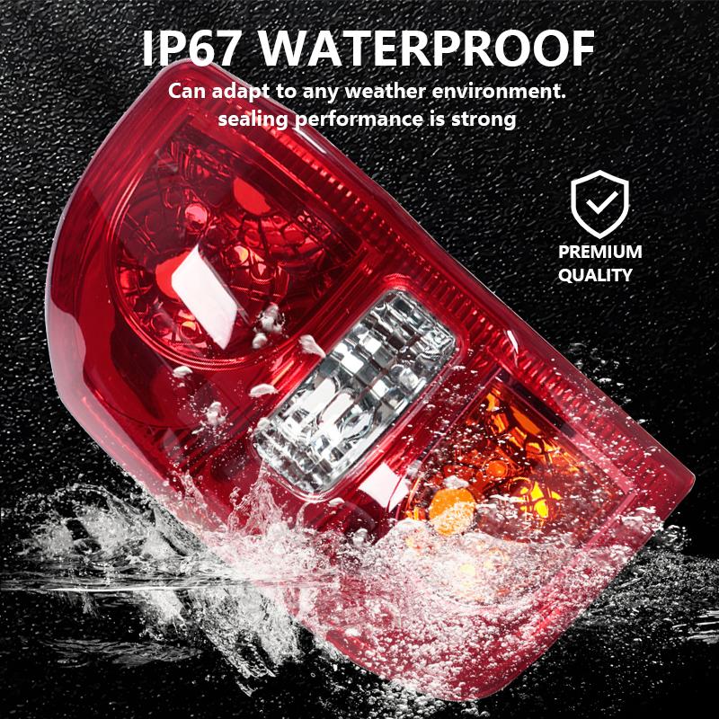 Tail Light Cover Rear Bumper Light Stop Tail Light Brake Light Shell Without Bulbs Car Accessories For Toyota RAV4 2004 2005