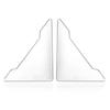 2 Piece Car Door Anti-collision Corner Protectors Stickers For Renault RS Megane 2 3 4 Trafic Scenic 2 Clio Captur Twingo QM6 Z666