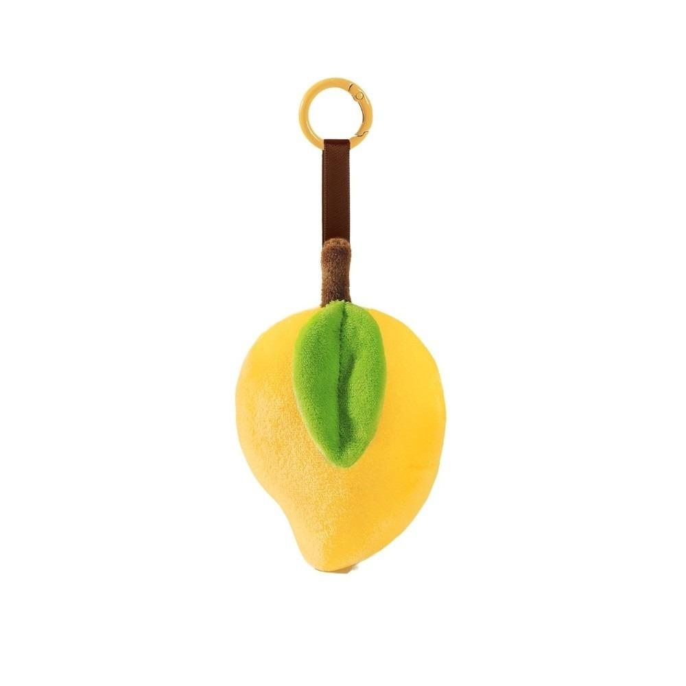 Cartoon Bag Pendant Mango Plush Key Ring Creative Fruit Key Chain  Women