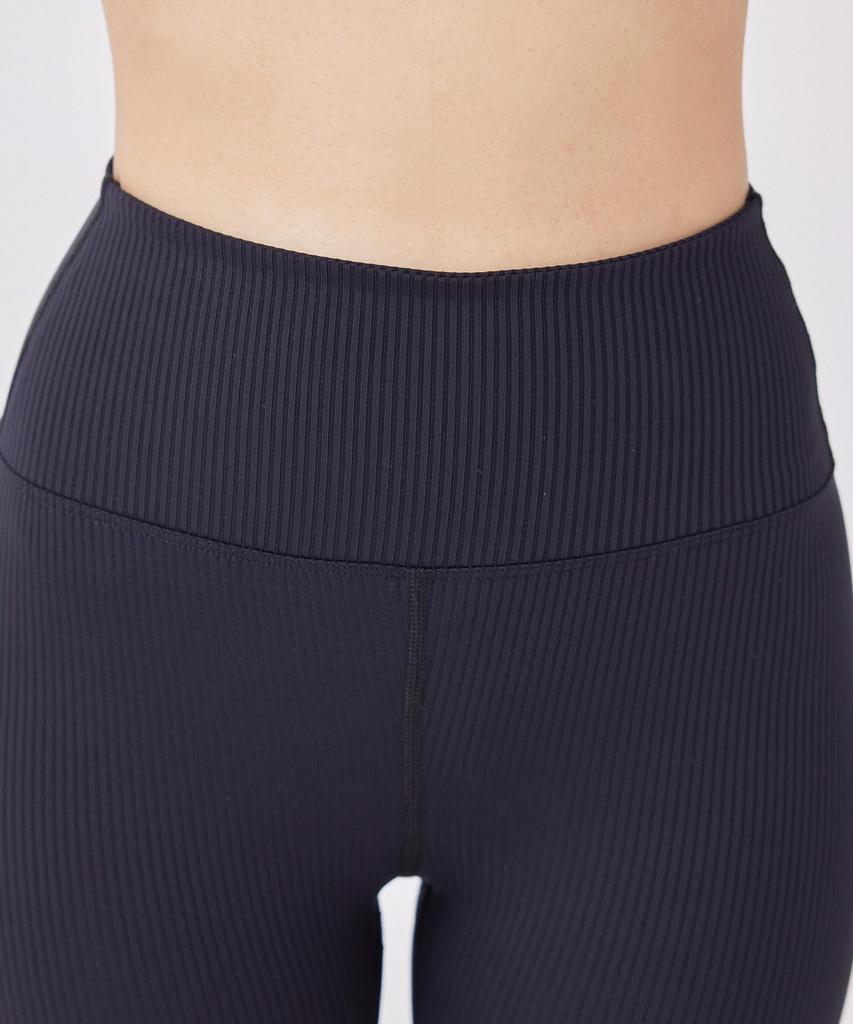 Nergy Year of Ours Ribbed Biker Black Maine Women's Hi-High Shorts, NBS14260, (01)