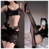 Sex underwear large size sexy inner French lace suspender pure desire spice girl slim-fit hip-wrapped nightdress women