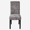 Printed Chair Cover Elastic Kitchen Seat Cover Stretch Spandex Chair Covers for Dining Room Wedding Hotel Banque… More
