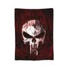 Punishers American Flag United States USA Blanket Cover Fleece Soft Throw Blanket for Bedroom Sofa Bedroom Quilt