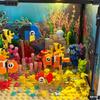 Simulated Clownfish Coral Ecological Fish Tank Building Block Toy Lighting With