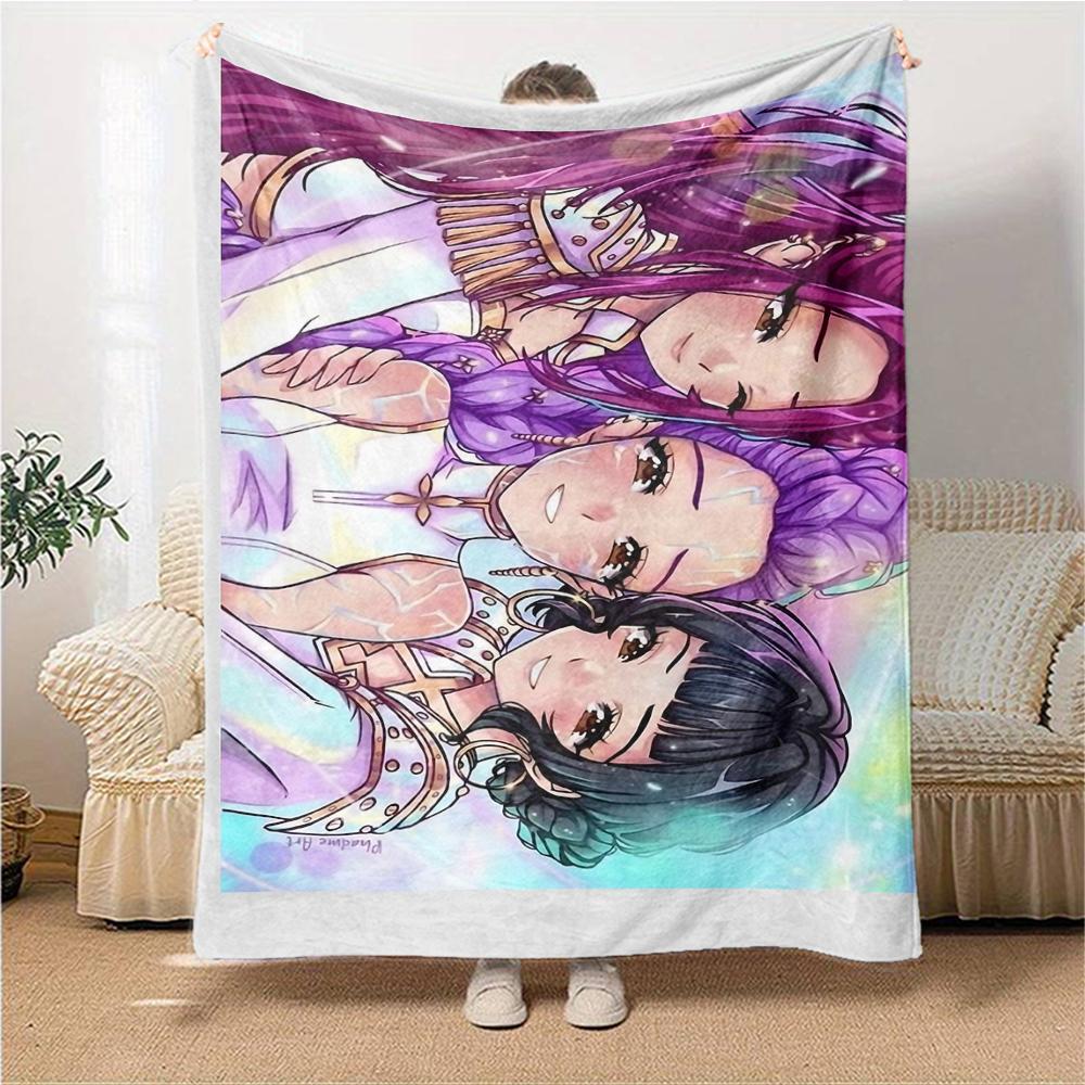 Fantasy Sisters Bond Blanket Soft Throw Blanket For Home Bedroom Bed Sofa Travel Office Solid Christmas Blanket
