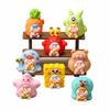 6 stk/sett Hav Babydukke Cos Spongebob Firkantbukse Anime Figurer Leketøy Samleobjekt Modell Dukke Gave til Fans