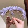 Sweet Large Flower Hair Stick Bohemian Fairy Chinese Style Side Clip Hairpin Simulation Flower Thai Hair Fork Bridesmaid