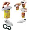 Electric Can Opener Easy To Use for Cans and Bottles with Complimentary 8-Character Bottle Opener (Not Included 2 AA Batteries)